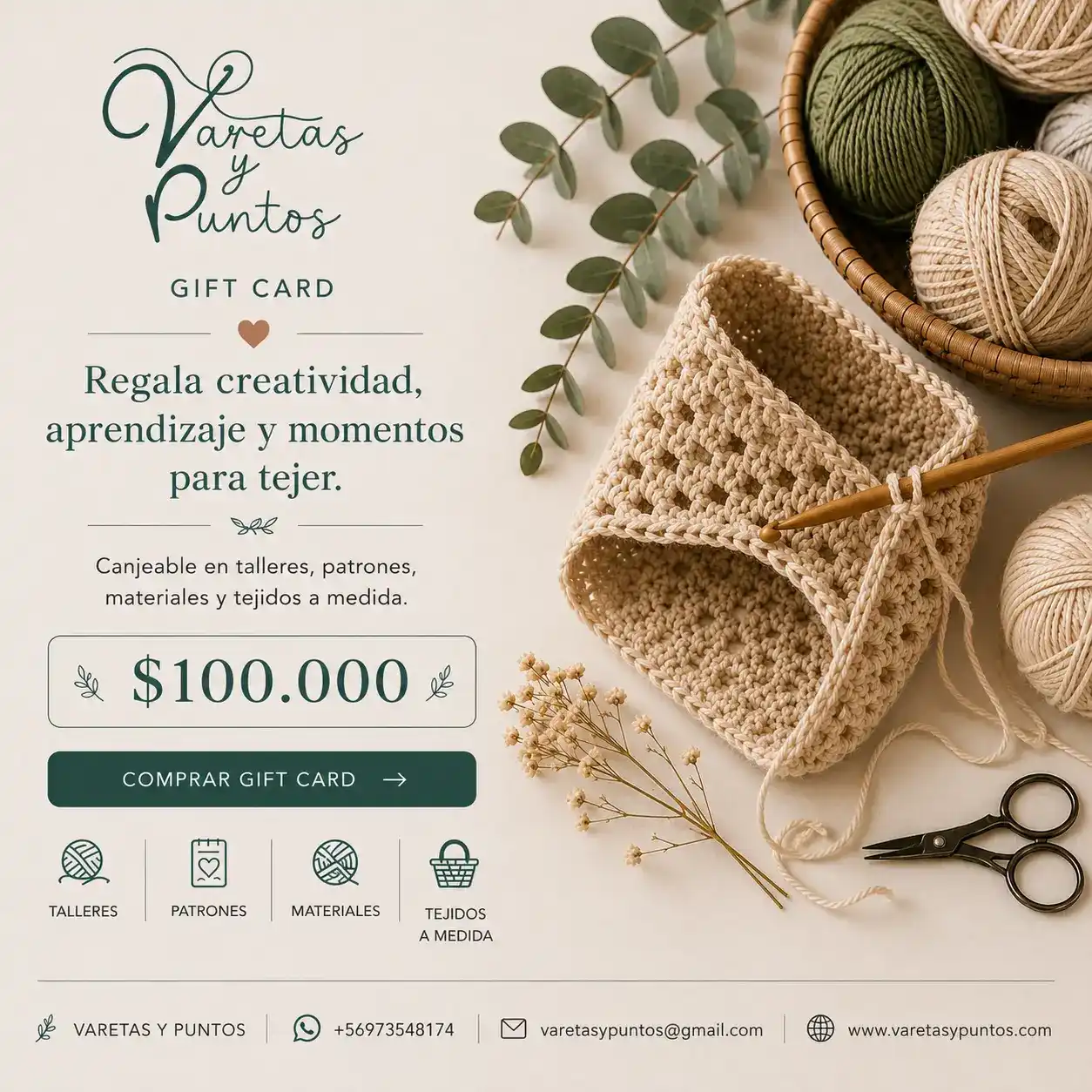 Gift Card Varetas y Puntos